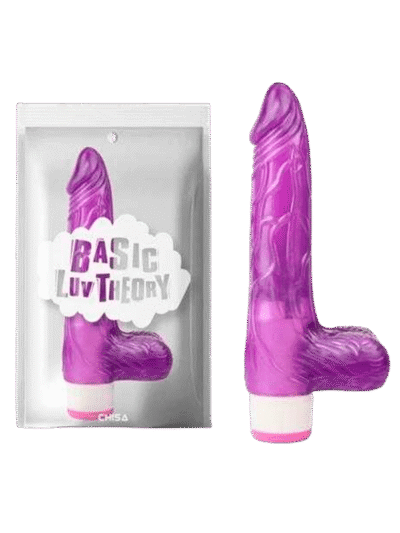 VIBRADOR CON TESTICULOS BASIC LUV THEORY